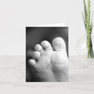 Carte Bébé orteils