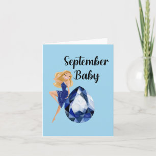 Carte Bébé Septembre