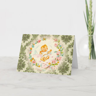 Carte Bébé victorien