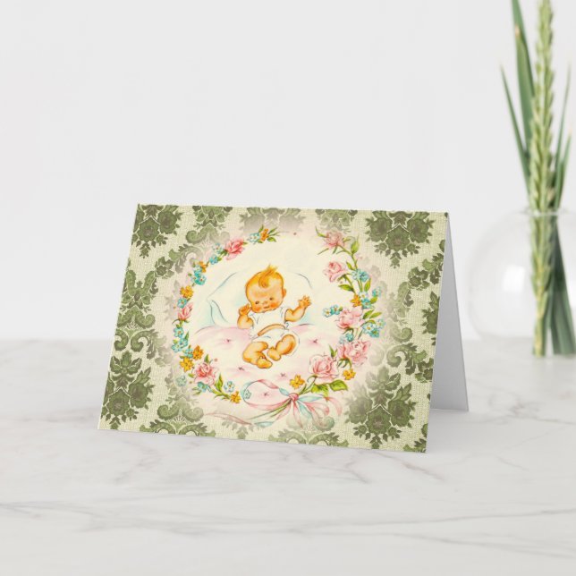 Carte Bébé victorien (Devant)