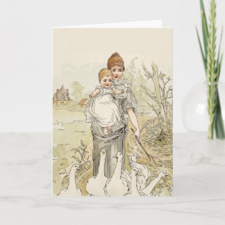 Carte Bébé Vintage