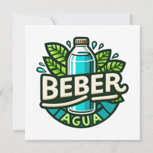 Carte Beber agua