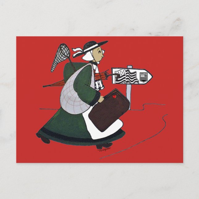 carte bécassine bretonne (Devant)