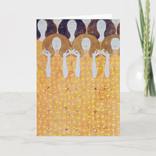 Carte Beethoven Frieze (détail), Gustav Klimt