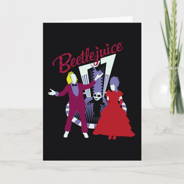 Carte Beetlejus | Beetlejus & Lydia Mariage (Devant)