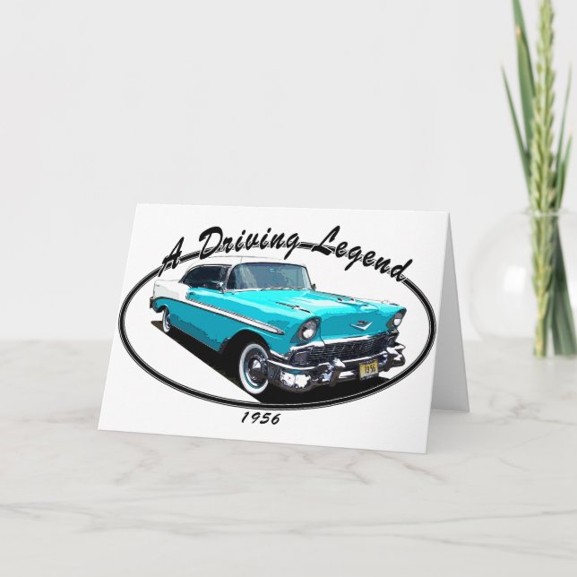 CARTE BEL AIR BLUE 1956 (Devant)