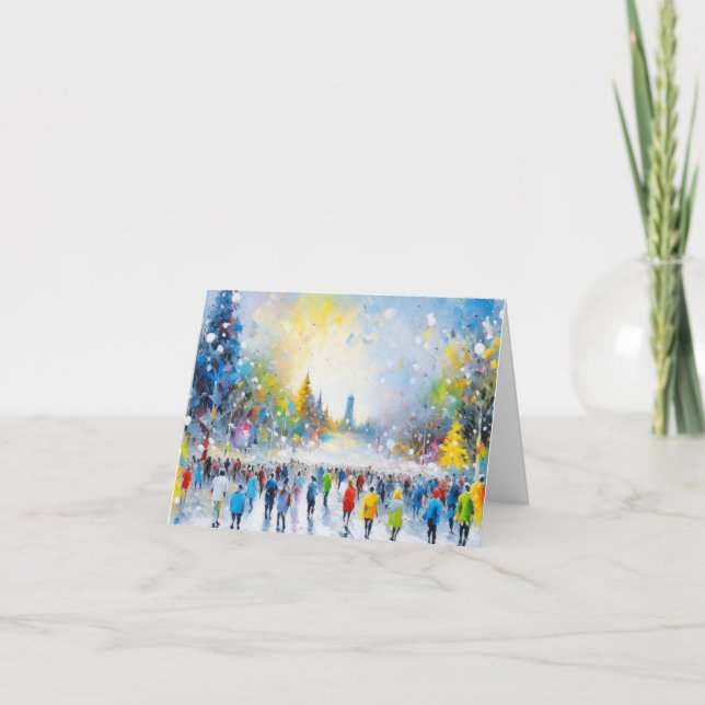 Carte Bela Brown Venez tous, fidèles (Devant)