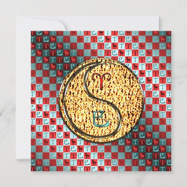 Carte Bélier et serpent à feu (Devant)