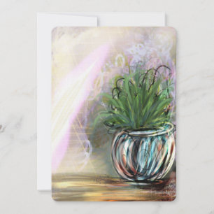 Carte Belle Art FloRAL lumineux décoration dopamine cont