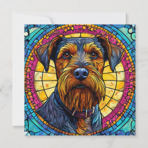 Carte Belle caricature Chien