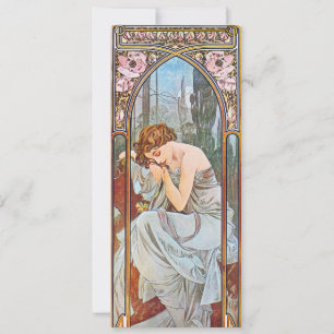 Carte Belle femme qui dort