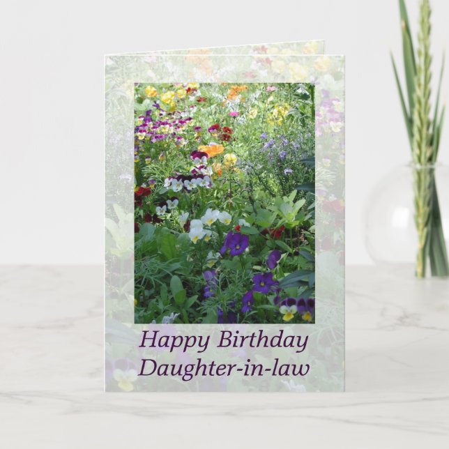 Carte Belle-fille Anniversaire (Devant)