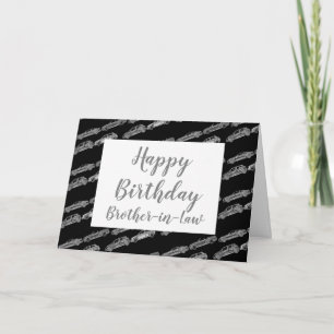 Carte Belle-frère Chrome Gris voitures Véhicules Anniver