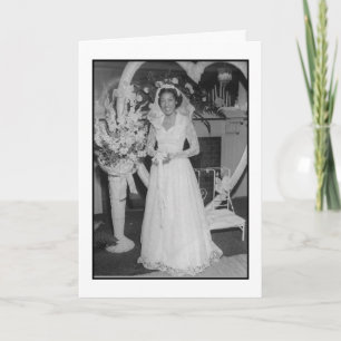 Carte Belle jeune mariée