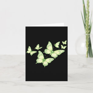 Carte Belle Papillon Papillon Vert Amoureux Femmes
