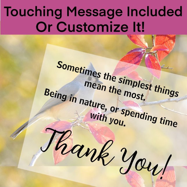 Carte Belle photo d'oiseau | Gros plan | Coeur (Available as an instant download too!)