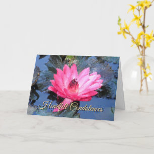 Carte Belle prière avec Purples Blues Verts Rouges