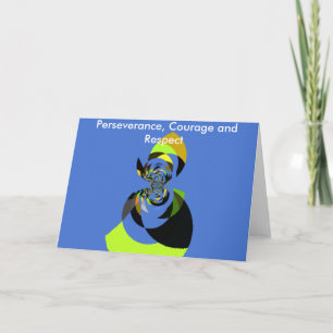 Carte Belles illustrations de silhouette féminine coloré