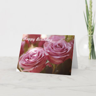 Carte Belles roses roses roses