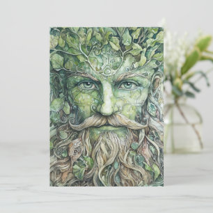 Carte Beltane Homme Vert