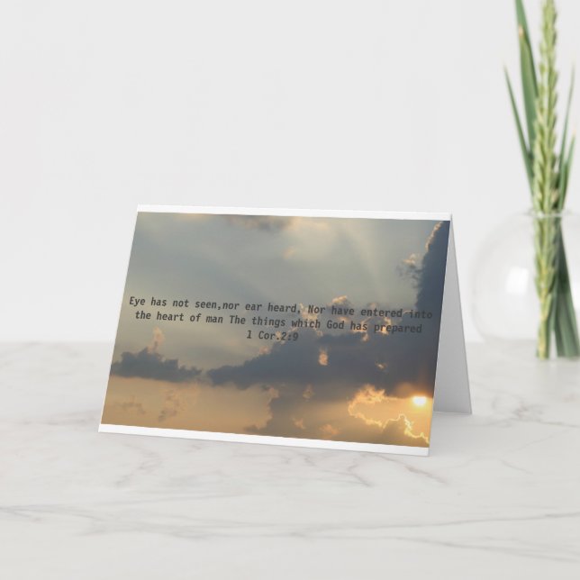 Carte Bénédiction (Devant)