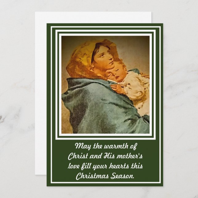 Carte Bénédiction de Noël (Devant / Derrière)