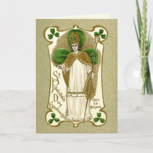 Carte Bénédiction de prière religieuse vintage de la Sai