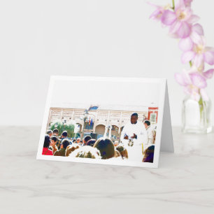 Carte Bénédiction des animaux de compagnie dans la ville