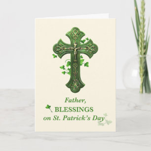 Carte Bénédiction des prêtres sur Saint-Patricks