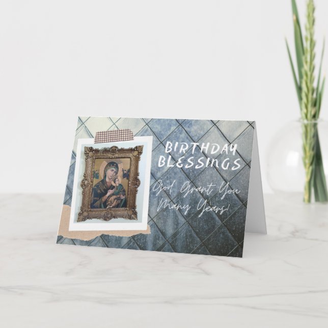Carte Bénédictions d'anniversaire ! - Dieu Vous Donne De (Devant)