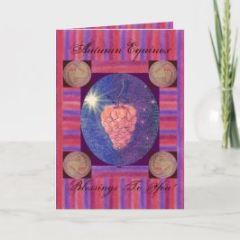 Carte Bénédictions de l'équinoxe d'automne