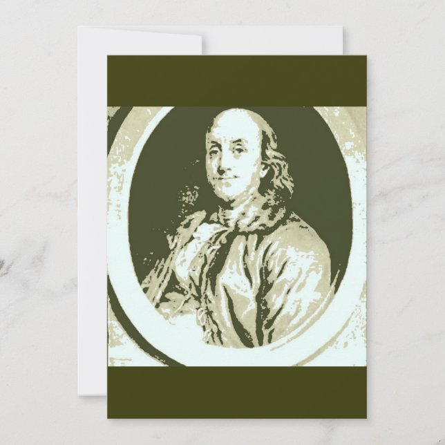 Carte Benjamin Franklin (Devant)
