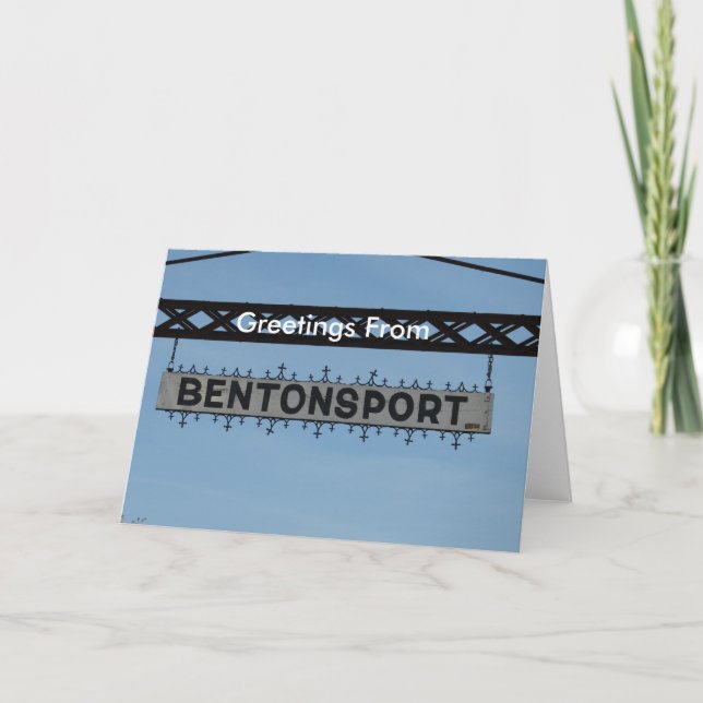 Carte Bentonsport Greetings (Devant)