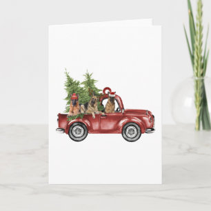 Carte Berger allemand Joyeux Noël Idées Chien Cosplay