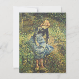 Carte Bergère par Camille Pissarro, Beaux-Arts anciens