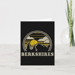 Carte Berkshires Machusetts Ma T Shirt Vintage Randonnée