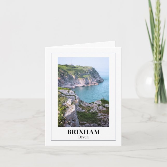 Carte Berry Head, Brixham, Devon (Devant)