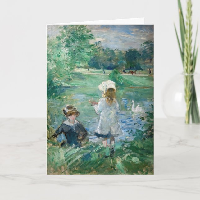 Carte Berthe Morisot - À côté d'un lac (Devant)