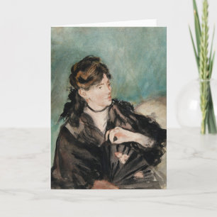 Carte Berthe Morisot avec ventilateur   Édouard Manet