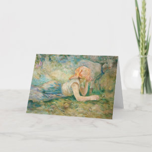 Carte Berthe Morisot - Berger au repos