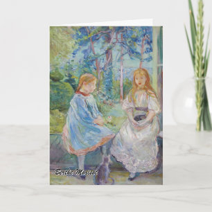 Carte Berthe Morisot - Jeunes filles à la fenêtre