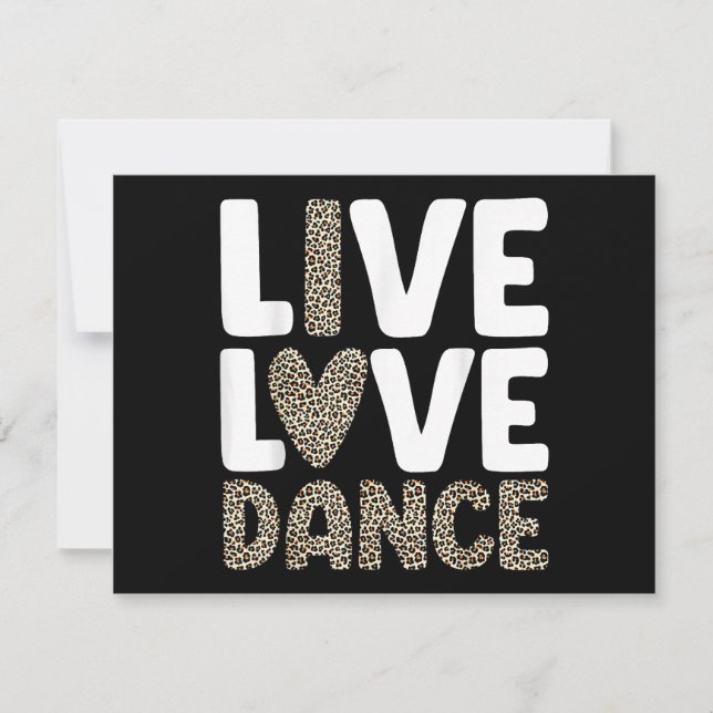 Carte Best Dance Art Pour Hommes Femmes Filles Garçons D (Devant)