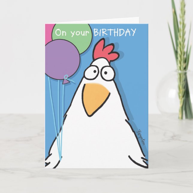 Carte BEST OF CLUCK Birthday par Boynton (Devant)