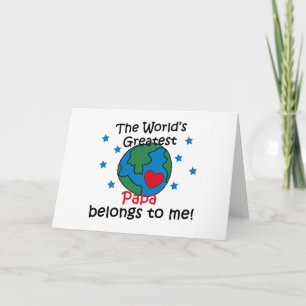 Carte Best Papa appartient à moi