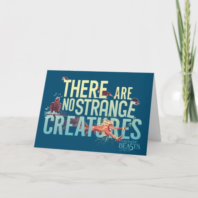 Carte Bêtes Fantastiques - Il N'Y A Pas De Créatures Étr (Devant)