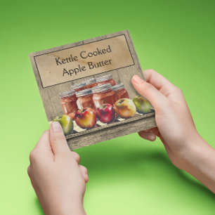 Carte Beurre Apple, personnalisable