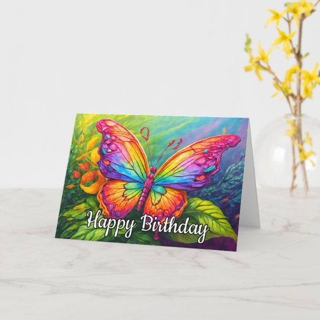 Carte Beurre Artistique Vibrant (Fleur jaune)