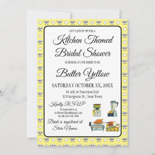 Carte Beurre de Fête des mariées Blanc Jaune Pois Vaches