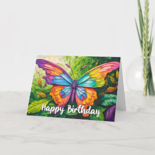 Carte Beurre de printemps imaginatif Joyeux anniversaire