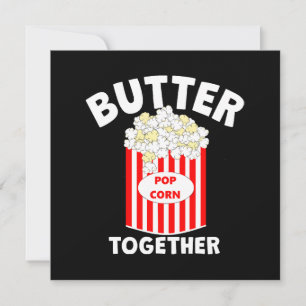 Carte BEURRE Ensemble Film Popcorn